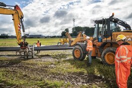 TenneT legt nieuwe hoogspanningskabel tussen Oterleek en De Weel