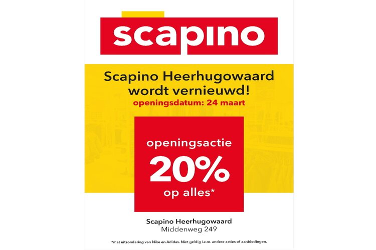 Scapino wordt vernieuwd!