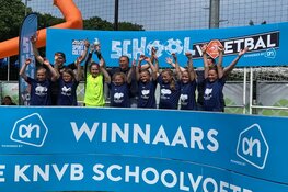Familieschool Heerhugowaard knap vierde bij landelijke Schoolvoetbalfinale