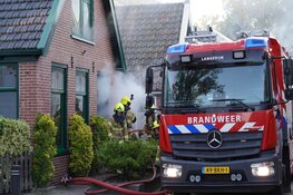 Woning Broek op Langedijk voorlopig onbewoonbaar door brand
