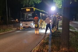 Reddingsoperatie: hond zit vast onder lijnbus op Middenweg