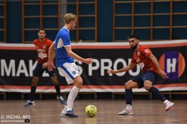 Zaalvoetbalderby nooit een echte wedstrijd. Hovocubo met zevenklapper te sterk voor FC Marlène