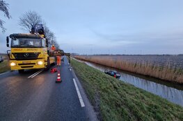 Bestuurder raakt met auto te water in Oudkarspel