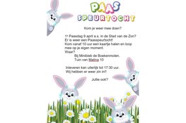 Paasspeurtocht in de Stad van de Zon