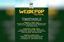 Weidepop: Programma rond voor drie dagen feest in Paasweekend. Koop nu nog je tickets!