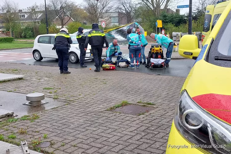 Fietsster geschept op Westtangent in Heerhugowaard