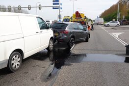 Kopstaart-botsing op N245 bij Oudkarspel