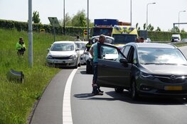 Twee gewonden na kettingbotsing in Heerhugowaard