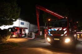 Brand in bedrijfspand op Vossenkoog