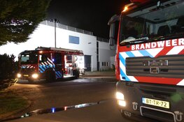 Brand in bedrijfspand op Vossenkoog