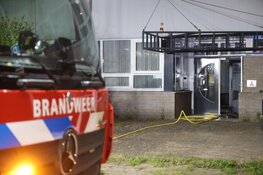 Brand in bedrijfspand op Vossenkoog