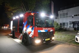 Brand in bedrijfspand op Vossenkoog
