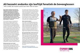 Ali (63) nodigt andere senioren uit mee te doen bij Dijk en Waard Ontmoet