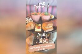 September High Tea aanbieding Wonder`s!