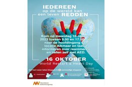 World Restart a Heart Day: aandacht voor reanimatie in Noordwest