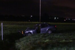 Twee gewonden bij ernstig ongeval op Warmenhuizerweg