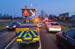 Kopstaartbotsing op N242 bij Heerhugowaard