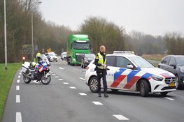 Botsing met drie auto's op N245