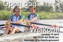 Zondag 14 April Open Dag Roeivereniging Ossa