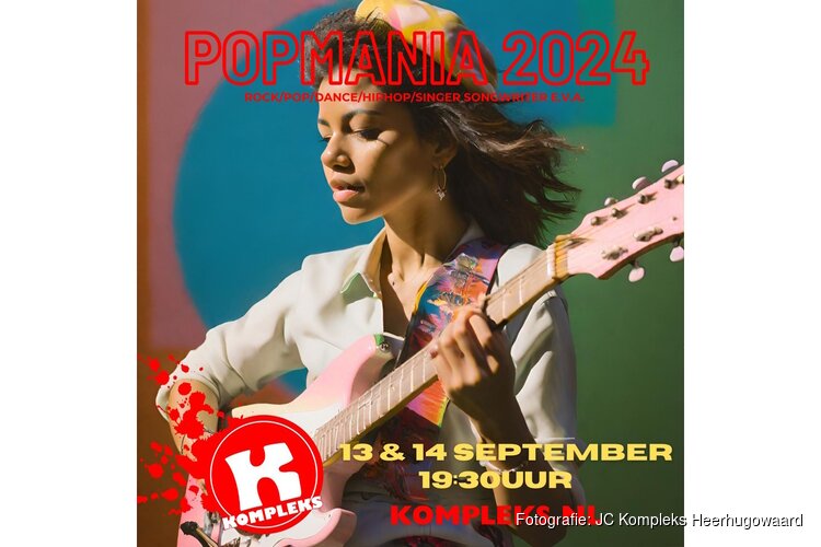 Het is weer zover! Popmania is weer terug op vrijdag 13 & zaterdag 14 september in JC Kompleks Heerhugowaard