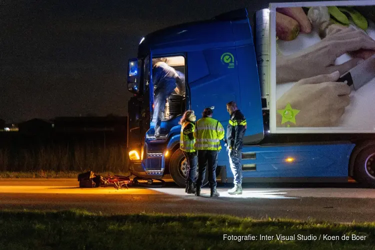 Fietser gewond bij aanrijding met vrachtwagen op Westelijke Randweg