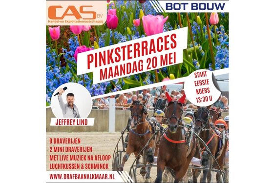 Pinkstermaandag 20 mei spectaculaire draverijen in de Alkmaar ZEturf Arena met het Sprintkampioenschap van Nederland