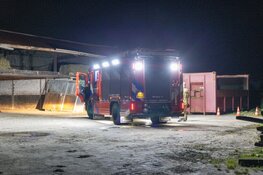 Mogelijk incident bij containerbrand aan Korteweg
