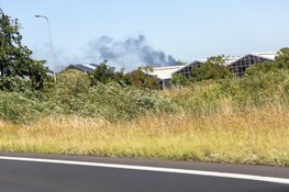 Grote brand bij bedrijf in Heerhugowaard