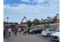 Woningbrand aan het Spui in Heerhugowaard