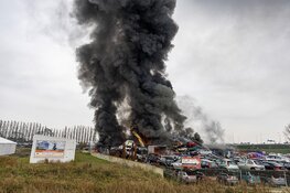 Grote brand aan de Overtoom in Heerhugowaard