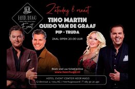 Tino Martin en Quido van de Graaf op zaterdag 8 maart in Hotel Heer Hugo