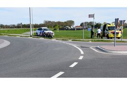 Motorrijder onderuit op A.C. de Graafweg