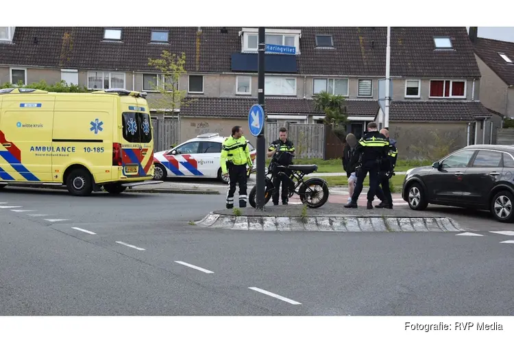 Fatbiker lichtgewond na aanrijding met auto op kruising Heerhugowaard
