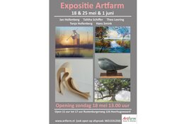 Kunstzinnige ervaring bij de Artfarm: vijf kunstenaars exposeren in Heerhugowaard