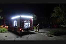 Scooter en schuur vatten vlam aan Excelsiorhof in Heerhugowaard