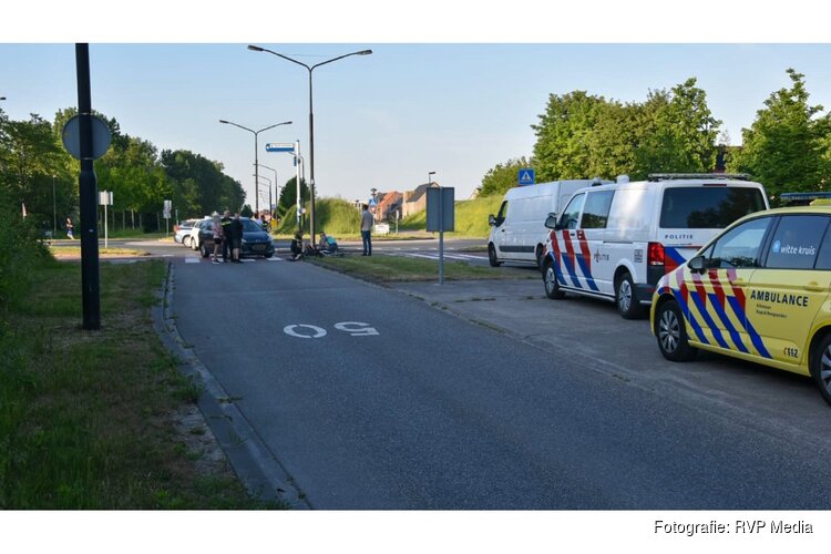 Wielrenner aangereden op rotonde in Heerhugowaard