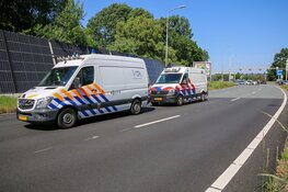 N245 bij Alkmaar uren lang afgesloten na ernstig ongeval