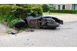 Scooterbestuurder naar het ziekenhuis na harde aanrijding in Heerhugowaard