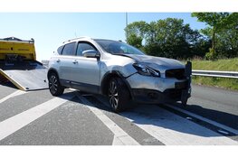 Bestuurder gewond en veel schade na keeractie op N194