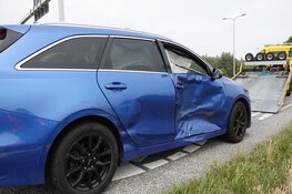 Gewonde en schade na aanrijding in Heerhugowaard