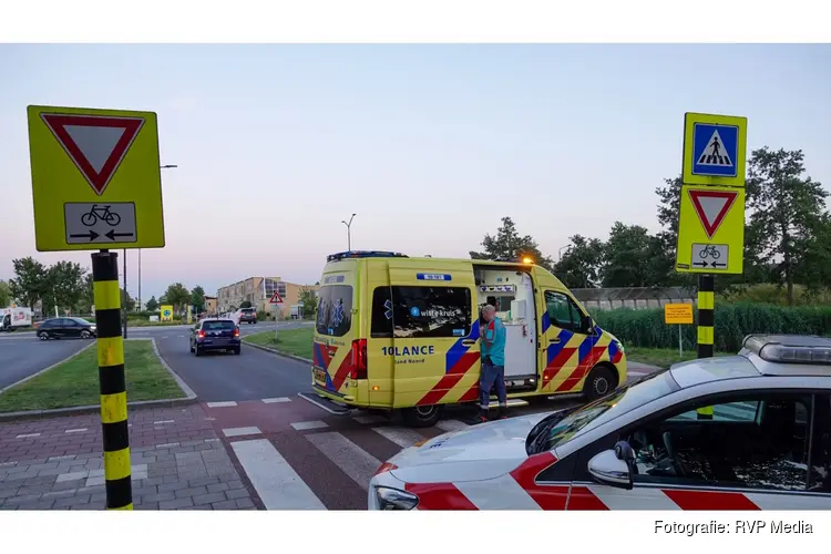 Fietser gewond na aanrijding