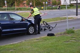 Fietser gewond na aanrijding