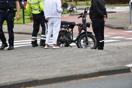 Fatbike aangereden op rotonde Krusemanlaan in Heerhugowaard