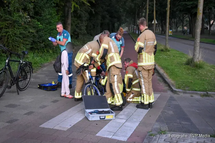 Jongen raakt bekneld in fiets in Heerhugowaard