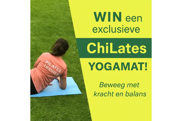 Win een luxe yogamat met ChiLates logo!