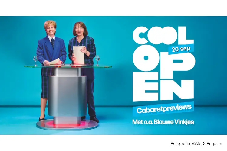 Cool kunst en cultuur viert start cultureel seizoen op 20 september met Cool Open!