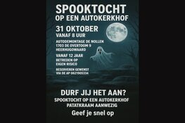 Spooktocht op een autokerkhof? Het kan bij Autodemontage De Nollen