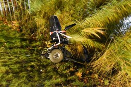 Hulpdiensten groots uitgerukt na aantreffen scootmobiel