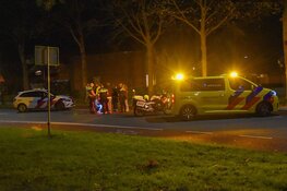 Fietser lelijk ten val gekomen op de Smaragd in Heerhugowaard