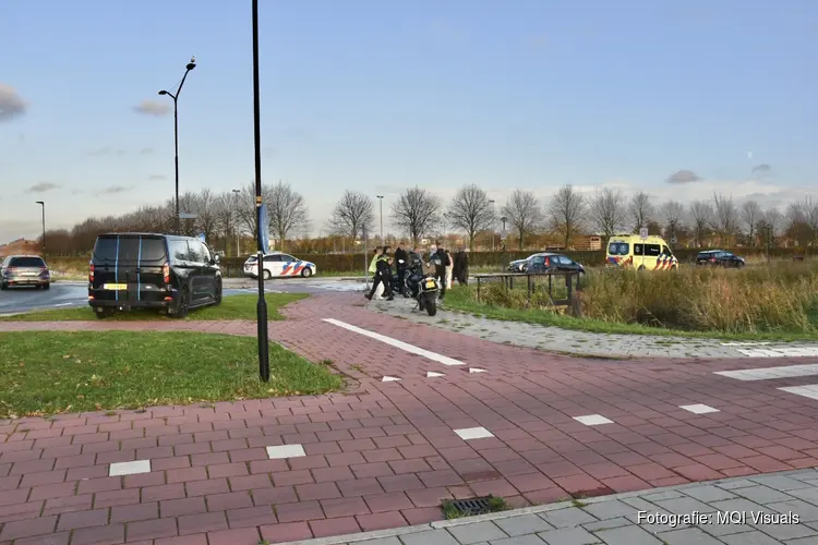 Scooter aangereden op rotonde Oosttangent